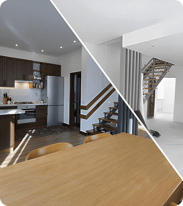 Rénovation complète d'un appartement.